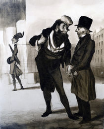 Robert Macaire Agent d'Affaires von Honore Daumier