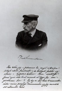 The Opening Page of Roald Amundsen's manuscript by English School