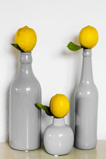 Three bottles & three lemons by vasa-photography