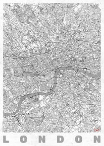 London Map Line von Hubert Roguski