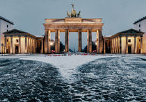 Brandenburger Tor im Winter von Karsten Houben