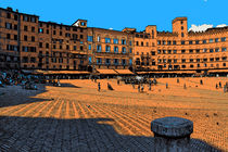 Siena Piazza del Campo von Frank Voß