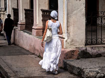 eine der Damen in Weiß, Las Damas de Blanco by Jens Schneider