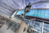 Bobby Moore Statue Wembley Stadium by David Pyatt