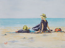 Couple at Seaside  by Isabella  Kramer
