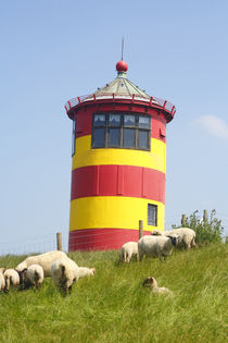 Pilsumer Leuchtturm, Pilsum, Ostfriesland, Niedersachsen, Deutschland von Torsten Krüger