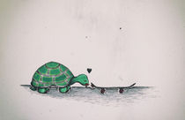 spring time - part 4 (turtle in love) von danielaschlechmair