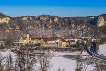 Kloster Beuron im Winter von Christine Horn