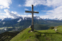 Hoher Ziegspitz Gipfelkreuz von Rolf Meier