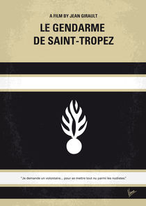 No186 My Le Gendarme de Saint-Tropez minimal movie poster by chungkong