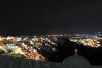 Night lights of Santorini by Yuri Hope