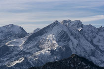 Alpspitze im Schnee by Rolf Meier