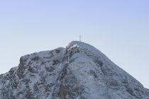 Rotwand Gipfel im Schnee von Rolf Meier