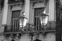 Street Light  Plaça Reial in Barcelona von stephiii