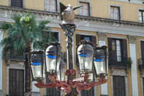 Street Light  Plaça Reial in Barcelona by stephiii