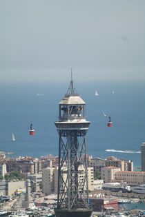Port cable car Barcelona by stephiii