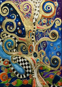 Klimt Seasons of Change by Alma  Lee