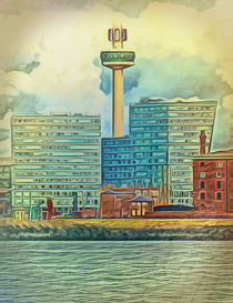 Albert Docks (Digital Art) von John Wain