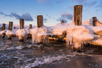 Buhne an der Ostseeküste bei Zingst im Winter by Rico Ködder