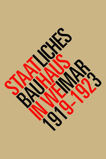 STAATLICHES BAUHAUS (VINTAGE) by THE USUAL DESIGNERS