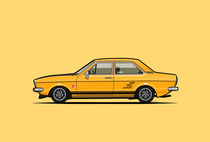 Audi B1 80/Fox GT Corona Yellow by monkeycrisisonmars