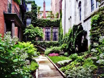 Boston MA - Hidden Garden by Susan Savad