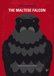 No780 My The Maltese Falcon minimal movie poster by chungkong