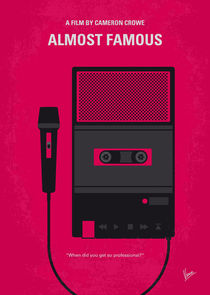 No781 My Almost Famous minimal movie poster von chungkong
