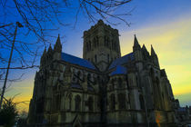  Cathedral of St John The Baptist at Dusk, Norwich, U.K by Vincent J. Newman