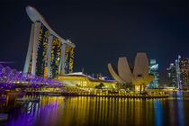 Marina Bay Sands bei Nacht, Singapur by globusbummler