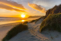Sonnenuntergang in St Kilda, Dunedin, Neuseeland by globusbummler