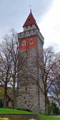Gemalter Turm in Ravensburg 2 von kattobello