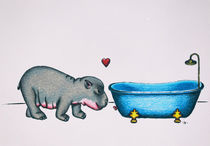hippo in love by danielaschlechmair