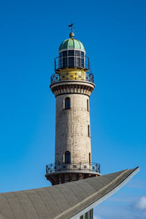 Der Leuchtturm in Warnemünde von Rico Ködder
