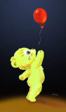 Teddy verliert Luftballon by droigks