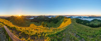 Seekarkreuz Sunrise Panorama by Thomas Worbs von mountainpanoramas