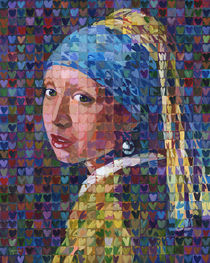 I Heart Girl With A Pearl Earring by Randal Huiskens