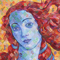 Variations On Botticelli’s Venus – No. 3 (Primary Colors) by Randal Huiskens