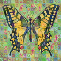 Butterfly (Swallowtail On Green) by Randal Huiskens
