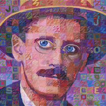 Portrait Of James Joyce by Randal Huiskens