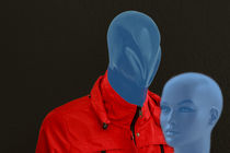  Blue man and woman by Gisela Peter