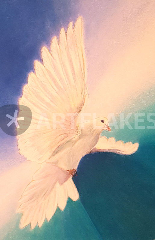 Peace / Friedenstaube Painting art prints and posters by (Anna) Kirsten  Helmke 