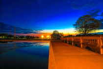 Eaton Park Lake at Sunset, Norwich, U.K von Vincent J. Newman