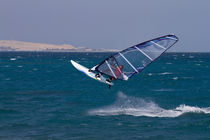 Windsurfing jump in Egypt, Hurghada by Bastian Linder