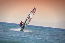 Windsurfing in Rhodes, Greece by Bastian Linder