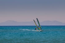 Tandem Windsurfing in Rhodes von Bastian Linder