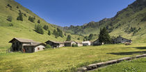 Village Casa di Viso in the Alps, Italy von Bastian Linder