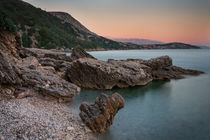 Coast during sunset in Krk, Croatia by Bastian Linder