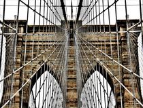 Brooklyn Bridge Stone Tower by assy