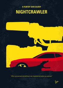 No794 My Nightcrawler minimal movie poster by chungkong